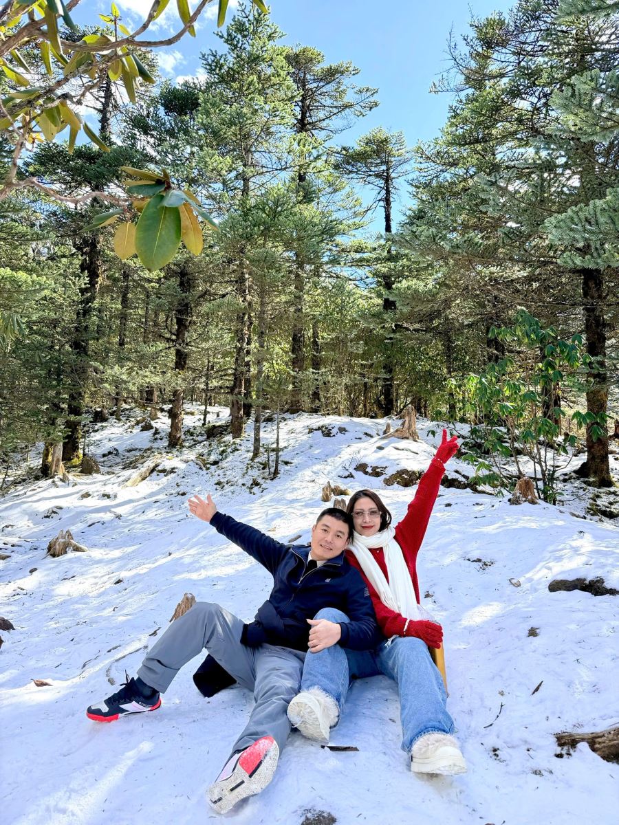 Cơn Sốt "Săn Tuyết" Ngay Sát Vách Việt Nam: Núi Kiệu Tử Côn Minh Đẹp Tựa Trời Âu